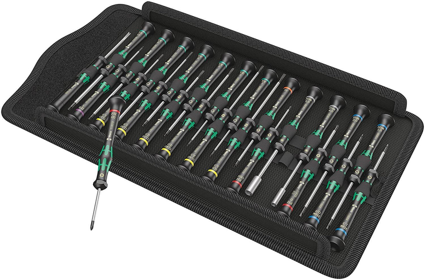 Juego de destornilladores para usos electrónicos 25 piezas Wera Kraftform Micro Big Pack 1