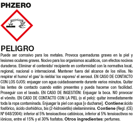 Fila PHZERO Energetic Acid Descaler Bottle 1L