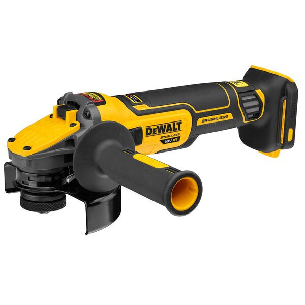 18v XR 125mm brushless grinder with 2 5Ah bats and Dewalt DCG409P2 case