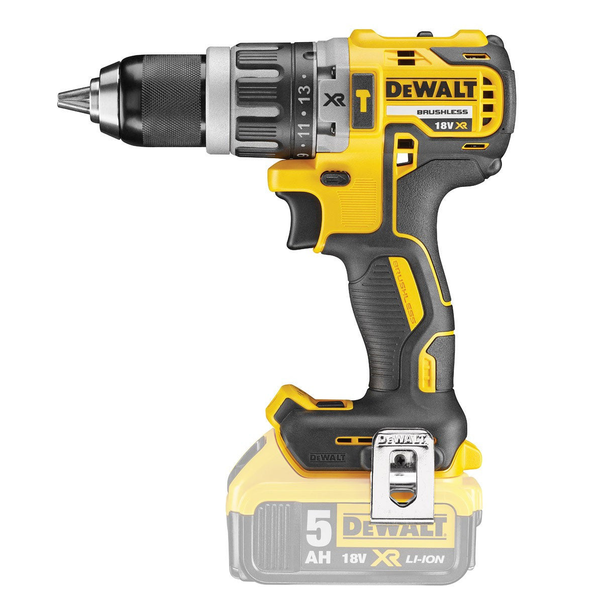 Power Kit Dewalt Martillo + Taladro + Amoladora + Llave Impacto a batería DCK428P3T