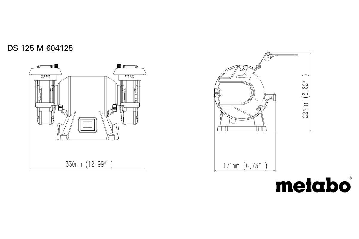 Esmeriladora Doble Metabo DS 125 M METABO - 4