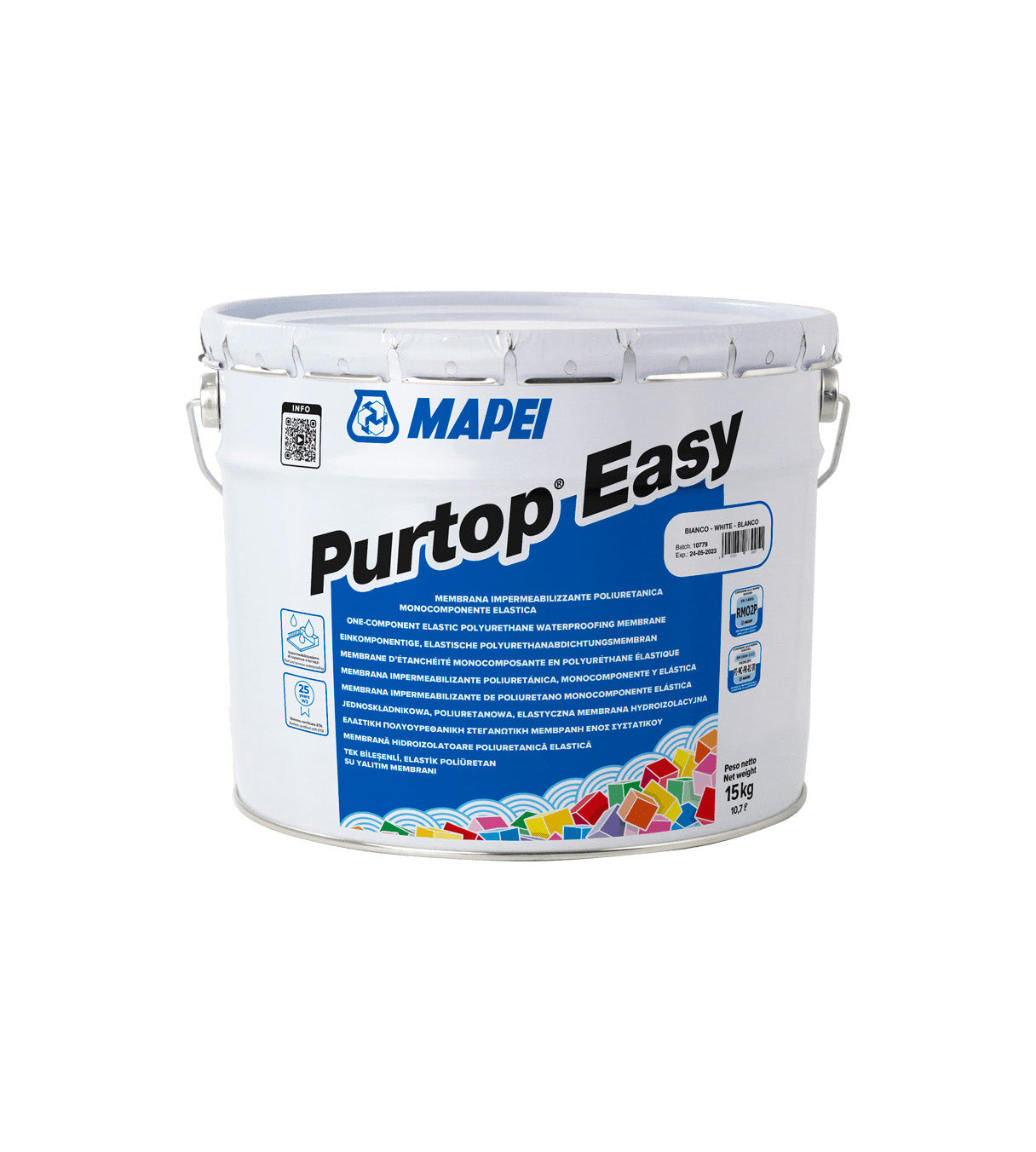 Bote Pintura Impermeabilizante Mapei Purtop Easy