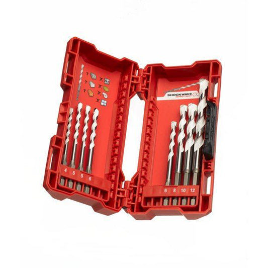 Estuche de Plástico Multimaterial con 8pcs Milwaukee MILWAUKEE - 1