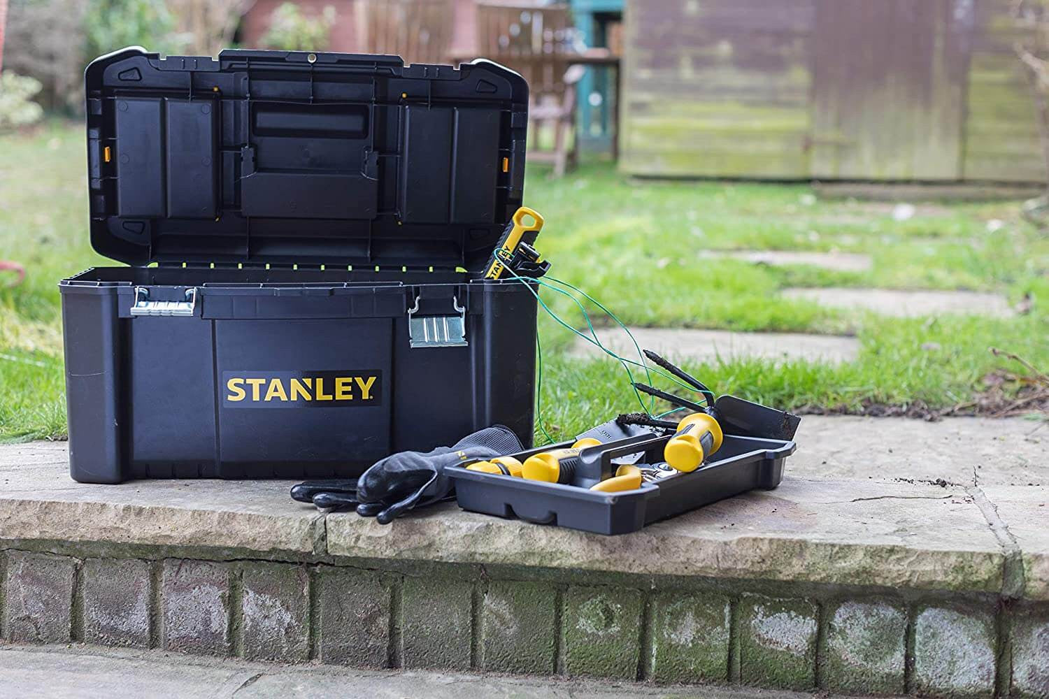 Caja de herramientas de plástico Stanley 19"/48cm con cierre metálico STST1-75521 STANLEY - 11