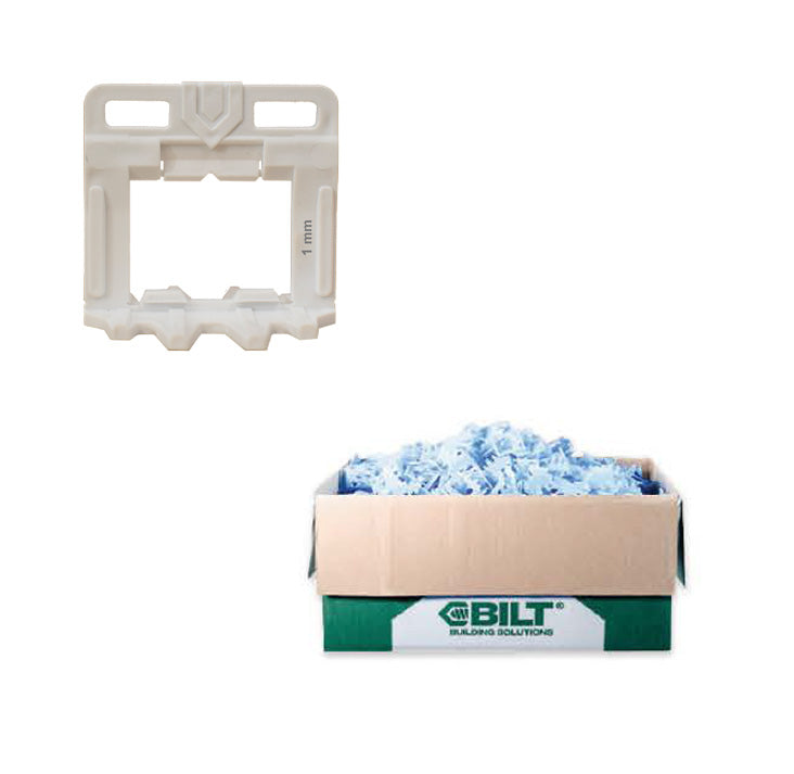 Box flanges 1.0mm 1000 units Nox Clip BILT BSA113