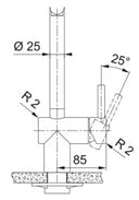 Grifo de Cocina Extraible Atlas Neo Cobre Franke FRANKE - 1