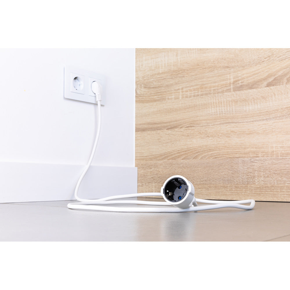 Extension cord with 1 2P+E socket, 16A 250V~, 5 m of H05VV-F 3G1.5mm² cable, EDM