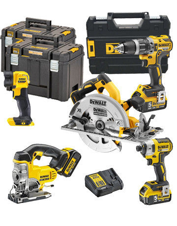 Power kit 5 Dewalt battery-powered tools 18V DCK523P3T