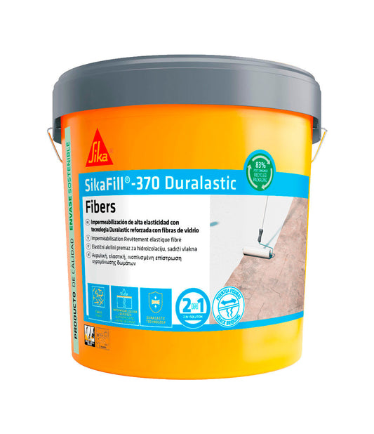 Bote Pintura Impermeable Sikafill-370 Fibras 20kg SIKA - 1