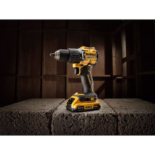 XR 18V ​​Hammer Drill Limited Edition 100 Years with 2bat 2Ah + Dewalt DCD100YD2T Case