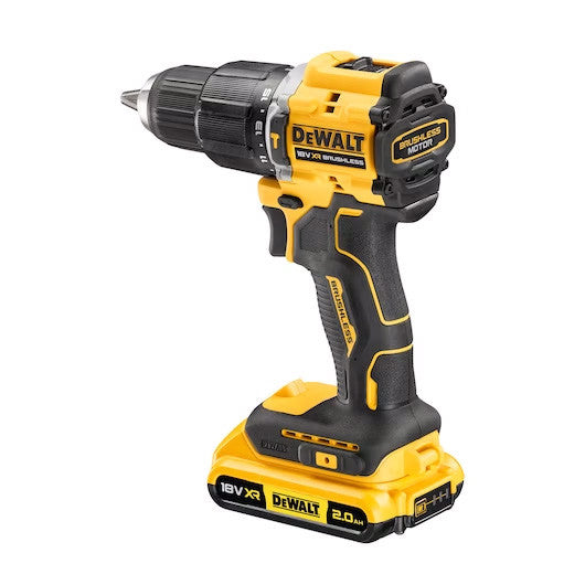 Taladro Percutor XR 18V Edición limitada 100 Años con 2bat 2Ah + Maletín Dewalt DCD100YD2T