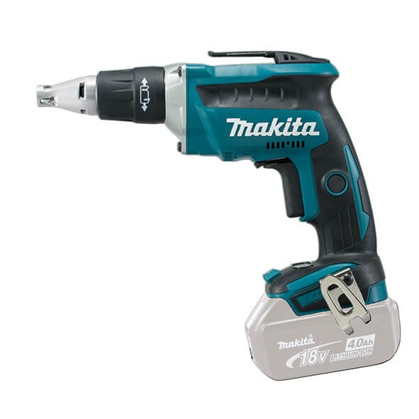 Atornillador para Pladur Makita 18V 2 baterías 4.0Ah y maletín DFS452RME