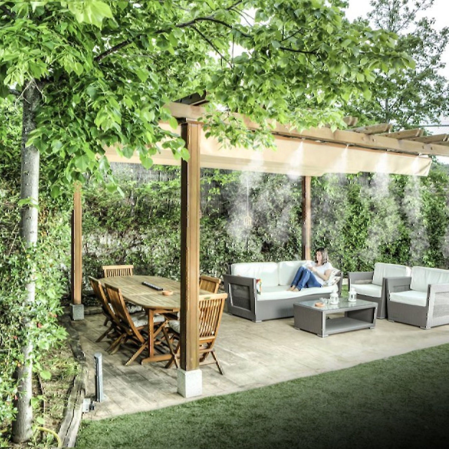 Garland Humidifier 18 diffusers 50bar 120W Foggy Garden-V23