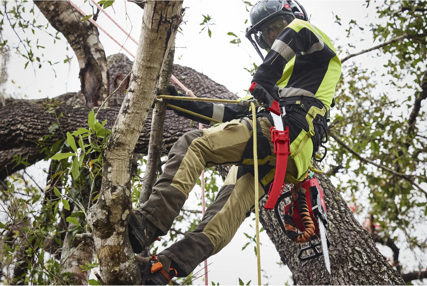 Serrucho de poda curvo con funda 35cm Milwaukee