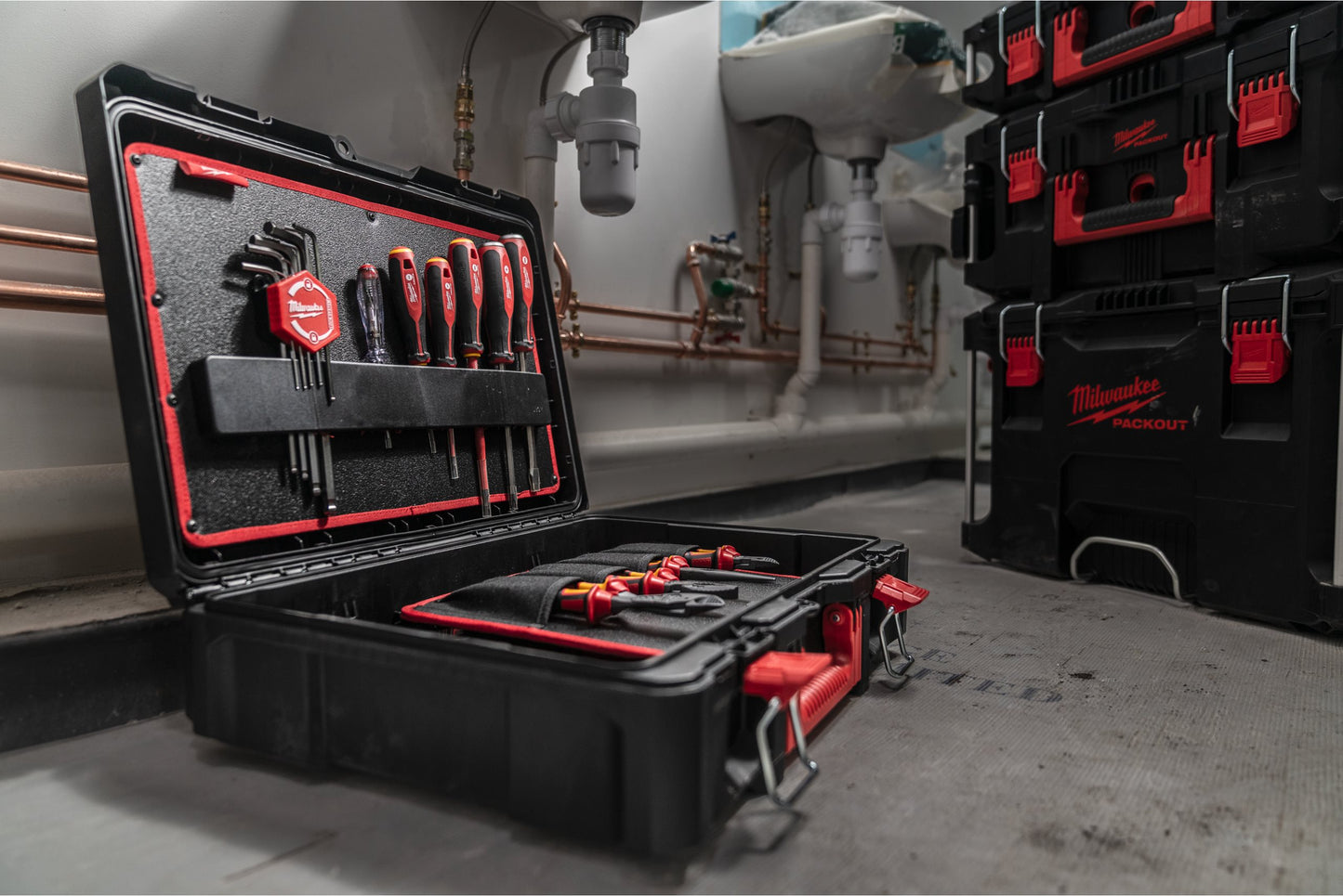 PACKOUT Plumbing Set 74 pieces for Milwaukee plumbing