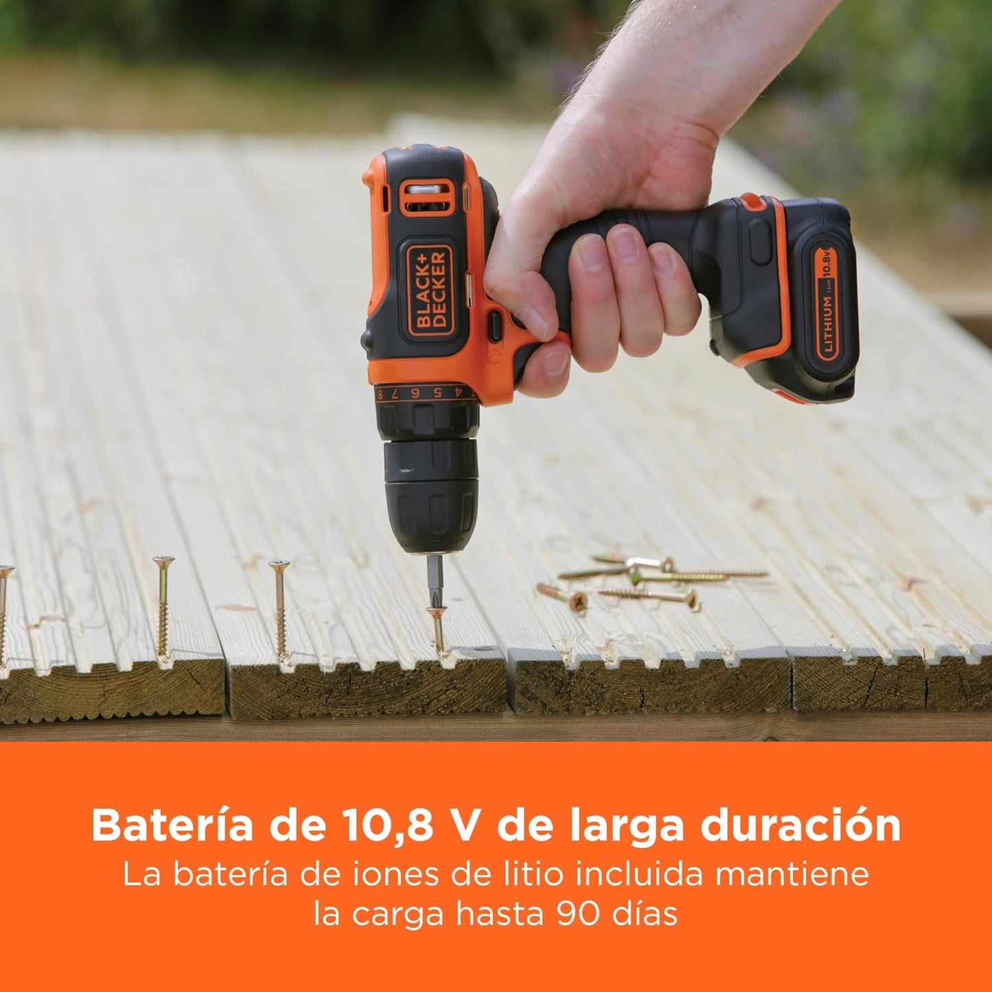 Black+Decker BDCDD12 10.8V 26Nm Cordless Drill Driver
