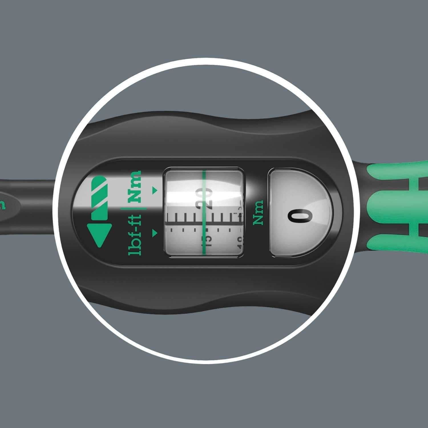 Llave dinamométrica con carraca reversible 2,5-25Nm Wera Click-Torque A 5 ref.075604