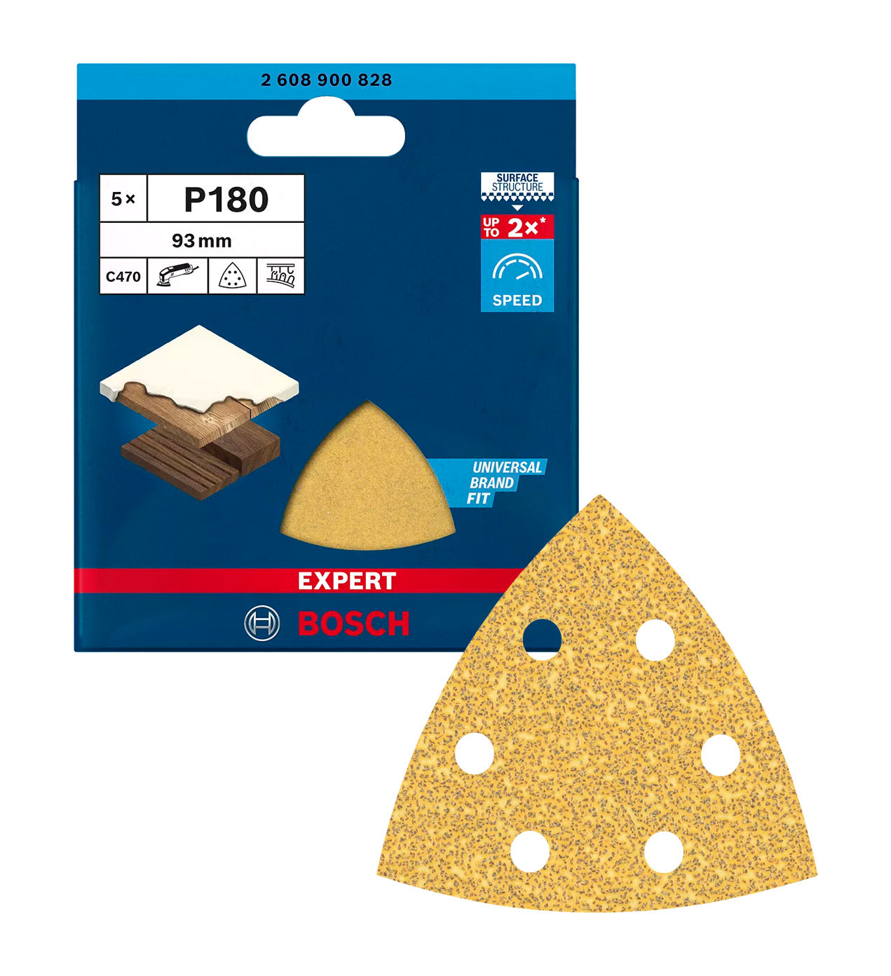 Sandpaper for Delta Expert Sander C470 5 pcs Bosch