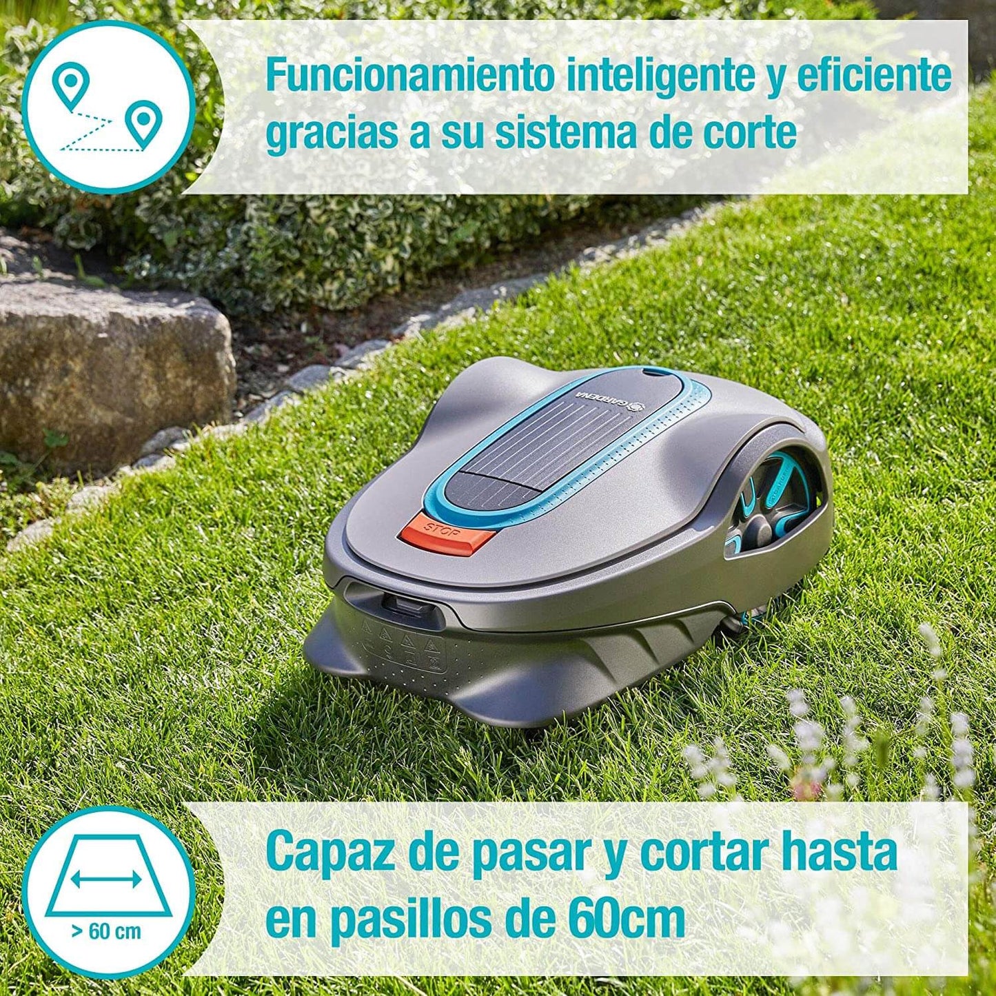 Robot Cortacésped 1000m2 Gardena SILENO Life GARDENA - 7