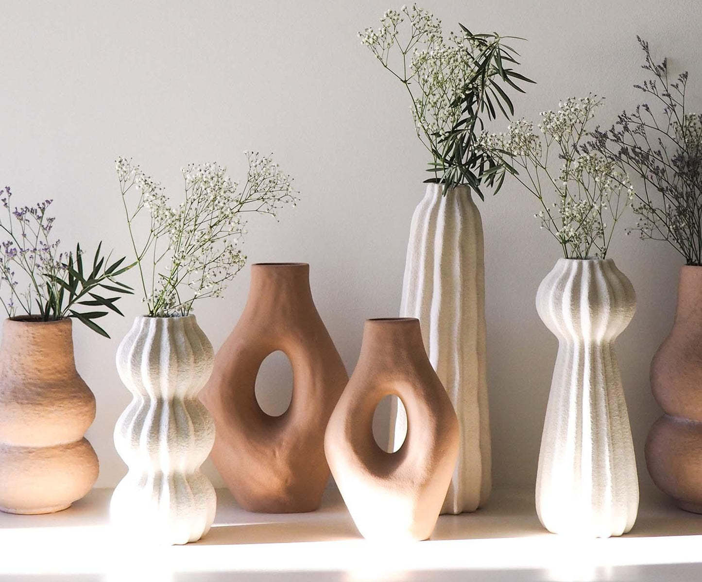 Duala Andrea House terracotta ceramic vase