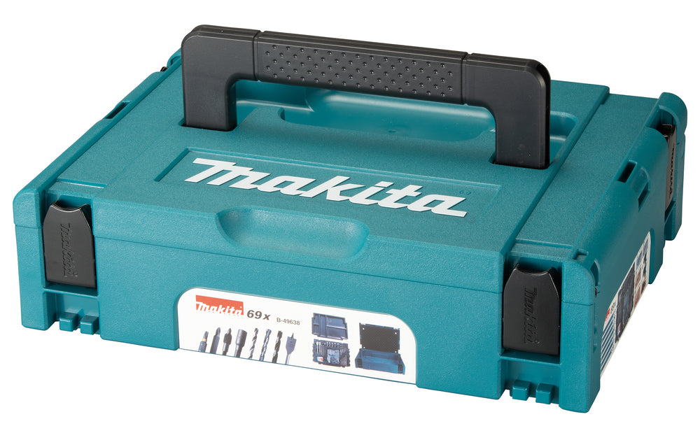 Maletín de accesorios en Makpac 69pcs Makita B-49638