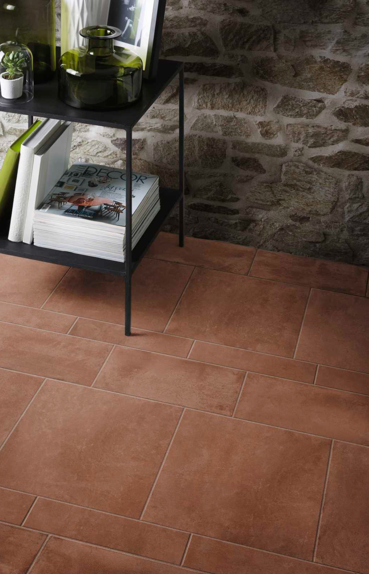 Box 0.90m2 Cotti d'Italia Brown 15x30cm Marazzi