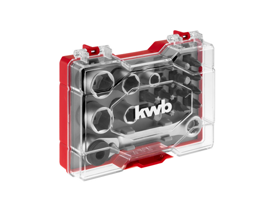 KWB 49118584 20-piece screwdriver bit and impact socket set