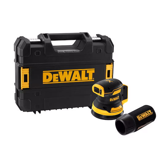 XR 18V ​​Ø125mm brushless Rotorbital sander with Dewalt DCW210NT case