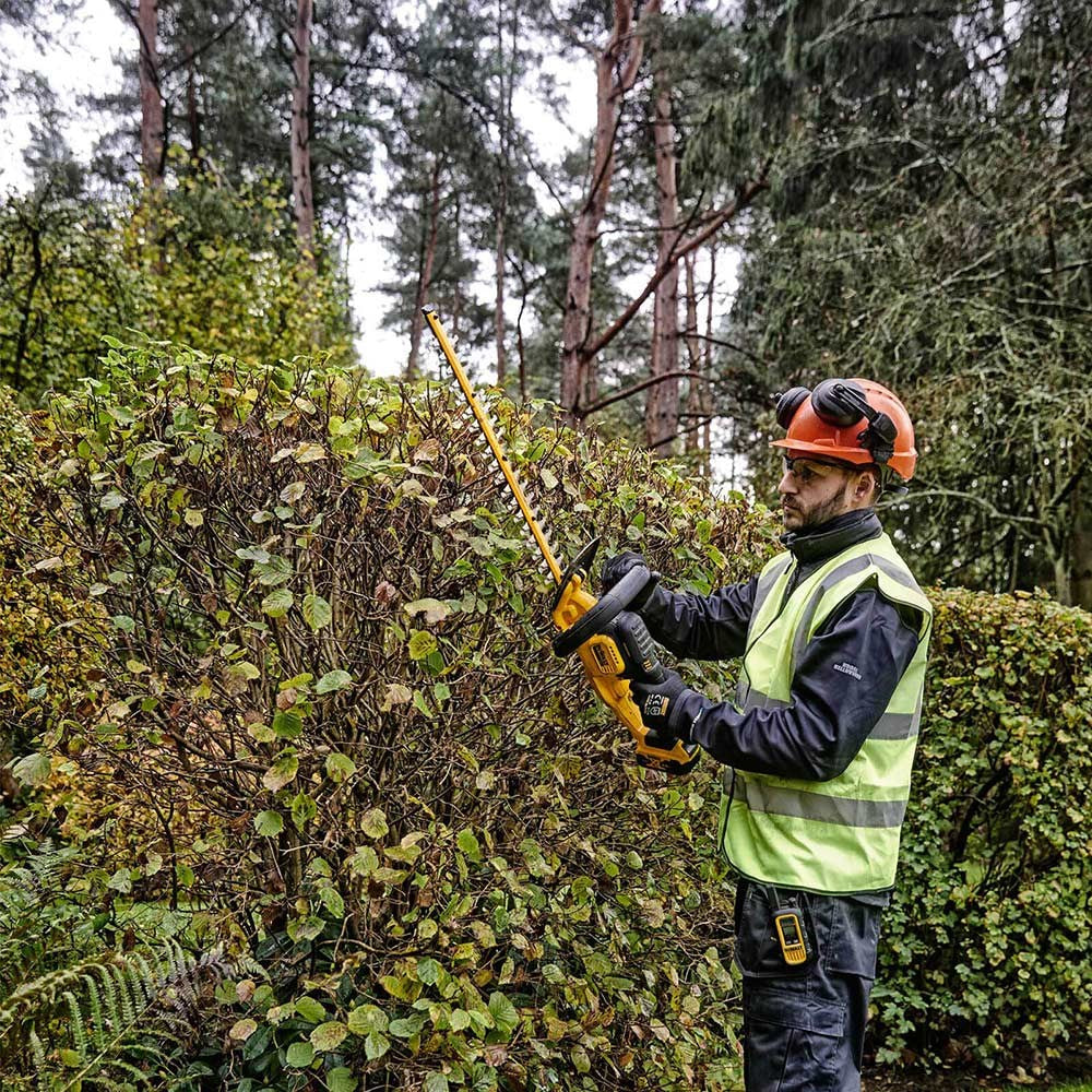 Combo set: DCMHT563 Hedge Trimmer + DCMST561 Edge Trimmer + 2 batteries 5ah 18V + Dewalt DCMST561HT Charger