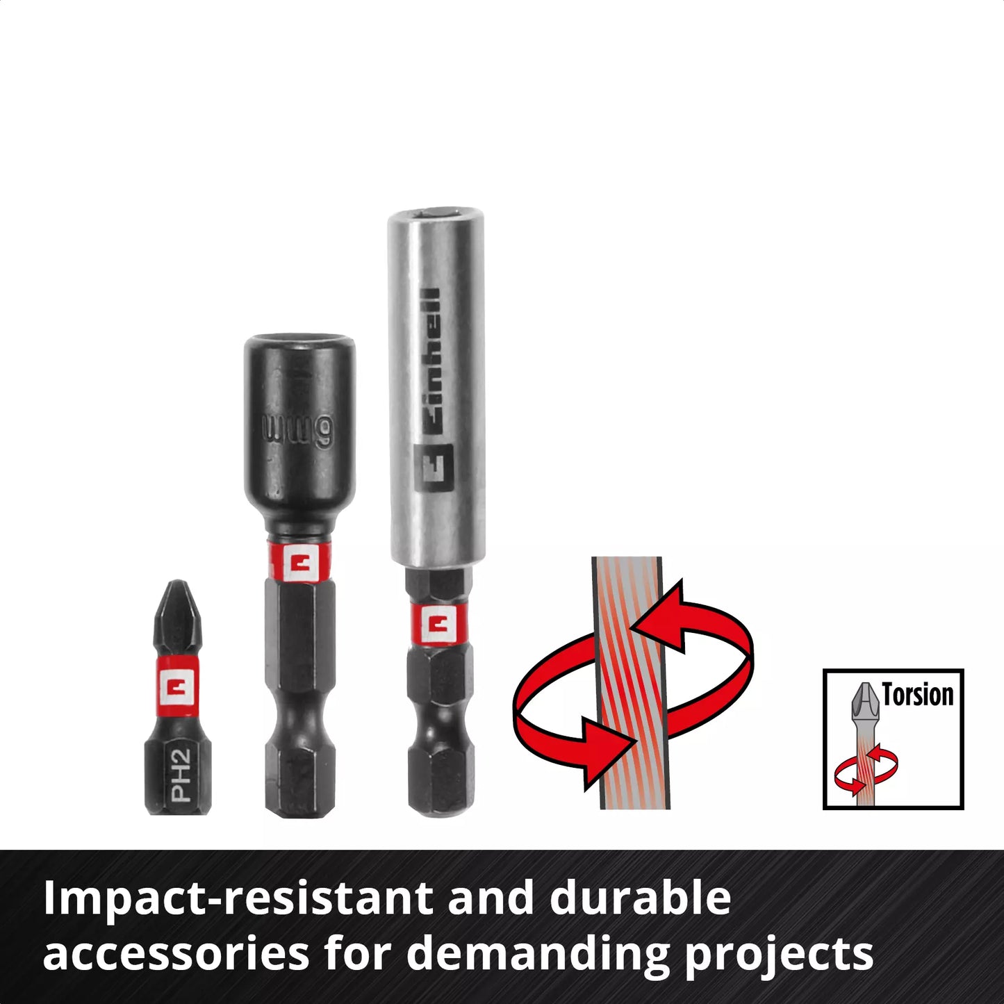 Juego de puntas y brocas 39pcs M-CASE LS Einhell 49108759