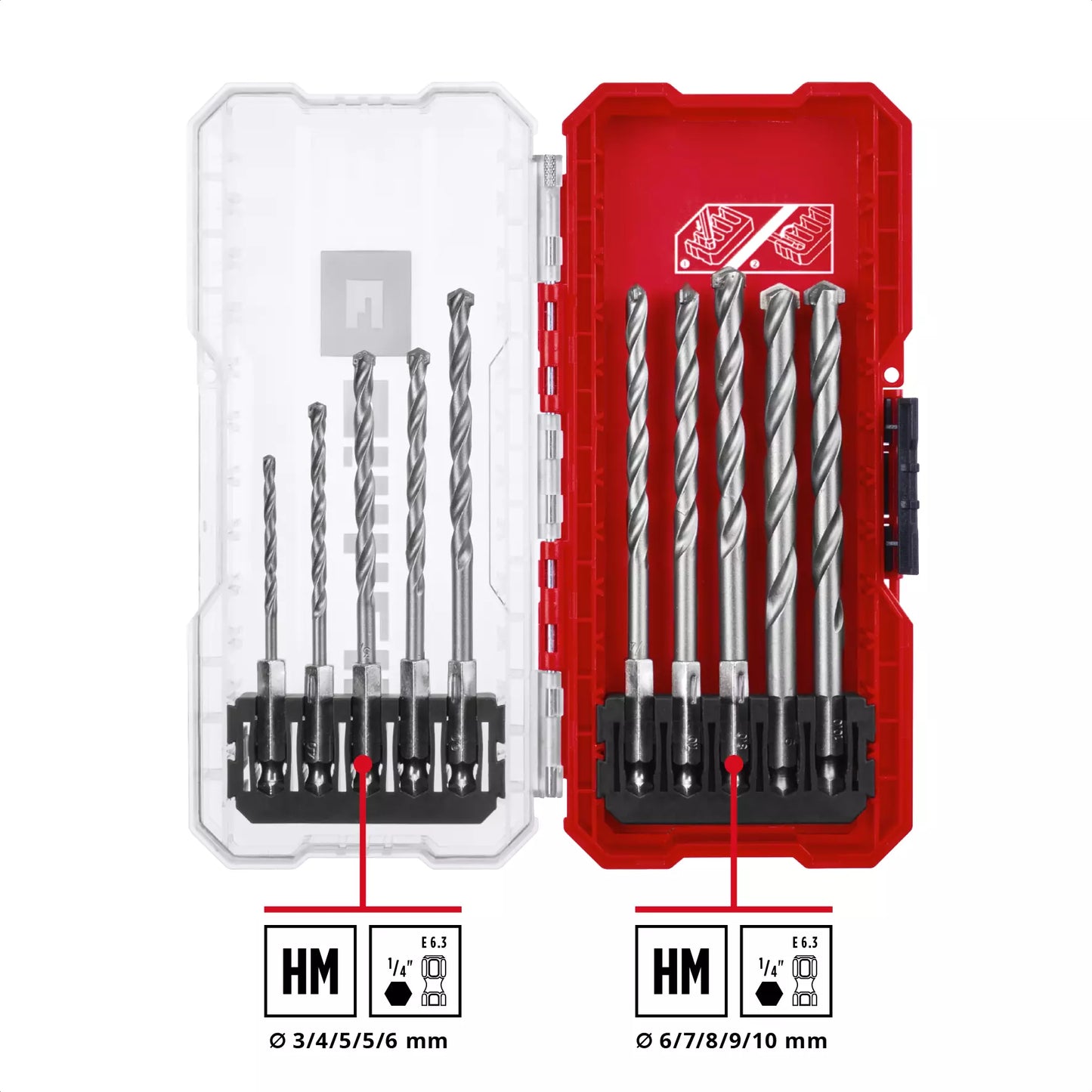S-CASE LS 10-piece stone drill bit set Einhell 49108743