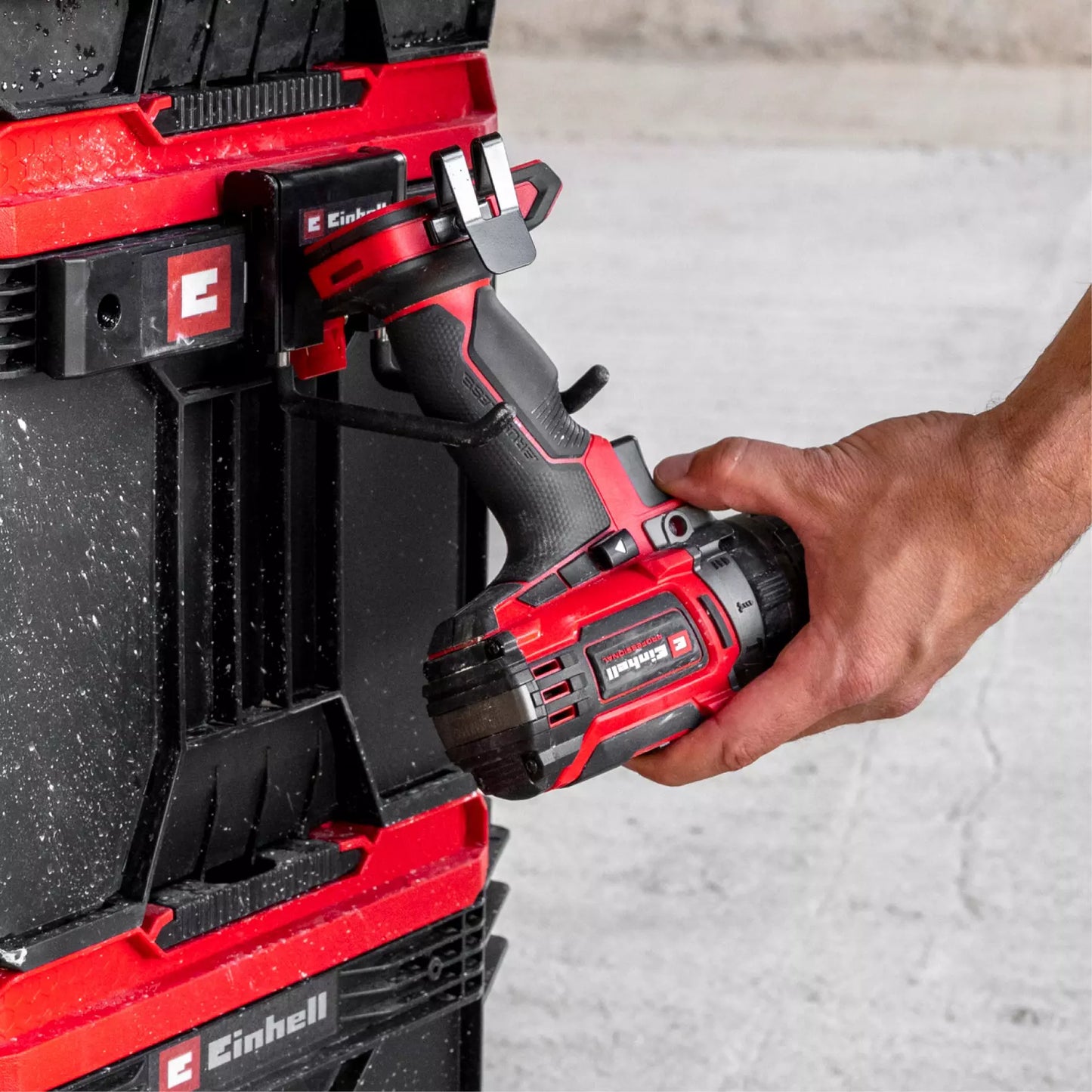 Double hook for Einhell E-Case system