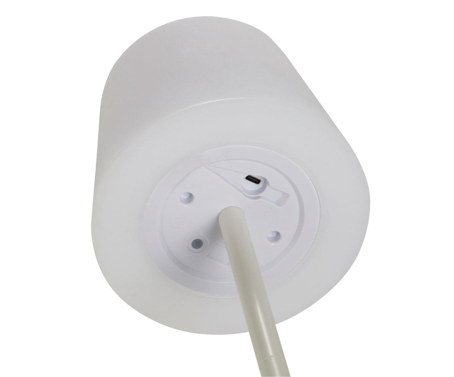 Andrea House White Metal Wireless LED Lamp