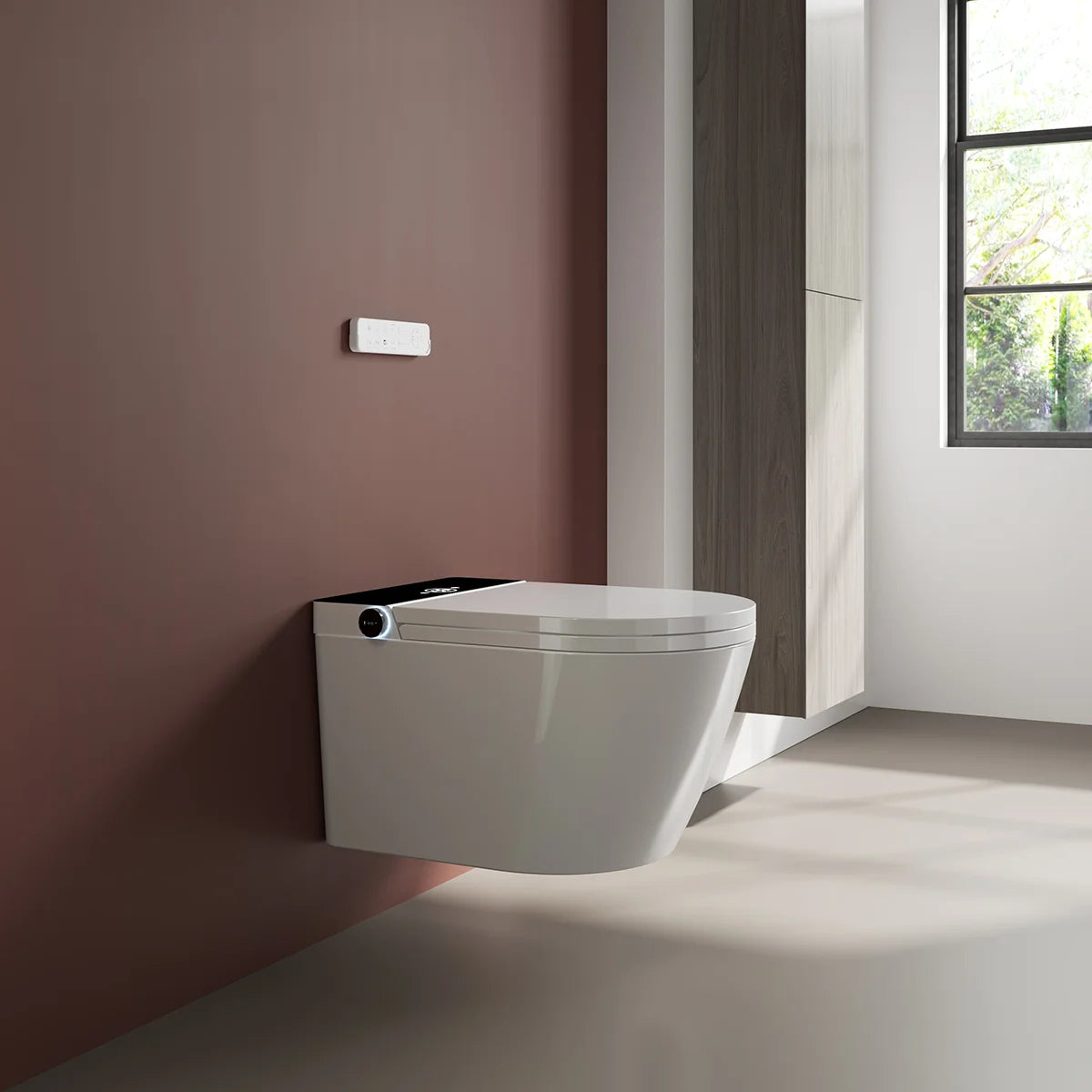 Mizubath Rada wall-hung Japanese Toilet with Smart Cleaning