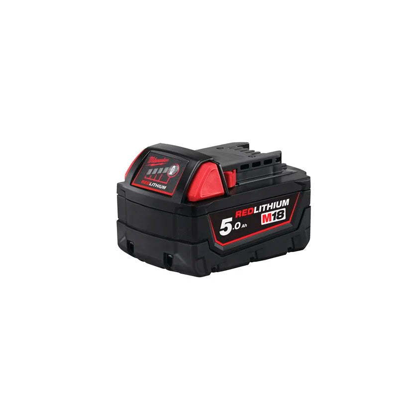 Powerpack 5 tools + 2 5Ah batteries + Charger + Milwaukee M18 Bag BLCPP5A-502B
