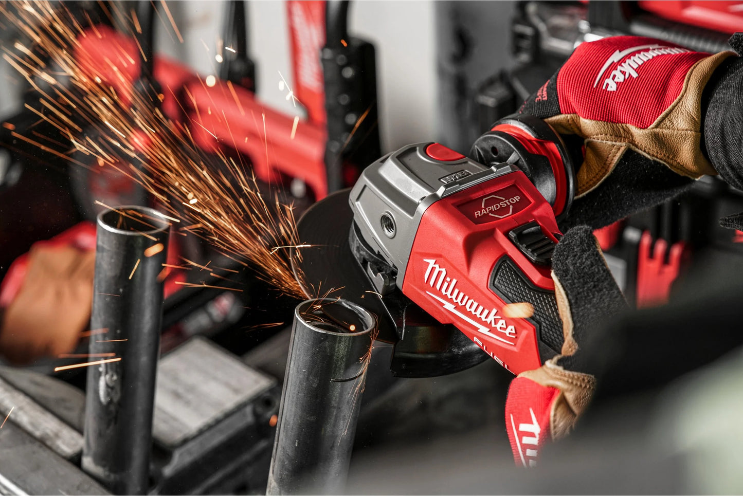 M18 125mm Fuel ONE-KEY Angle Grinder with Case Milwaukee M18 ONEFSAG125XB-0X