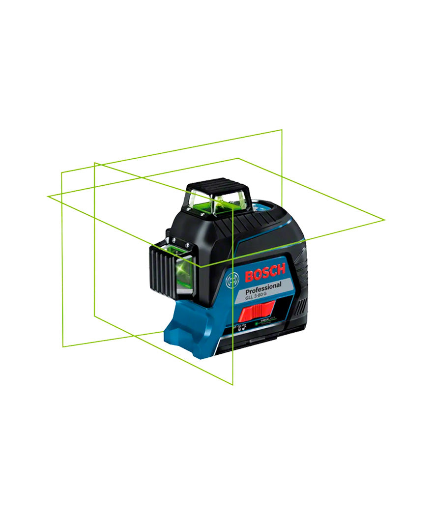 Laser level 3 lines 360º green Bosch GLL 3-80 G