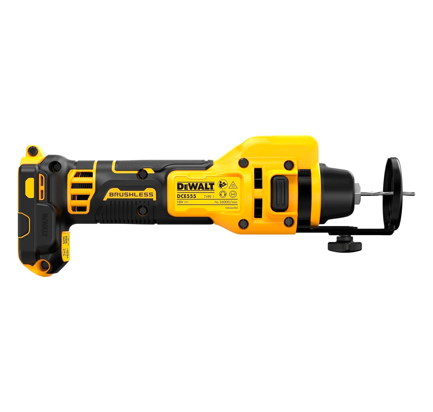 Sierra de corte yeso Dewalt DCE555N-XJ 18V XR