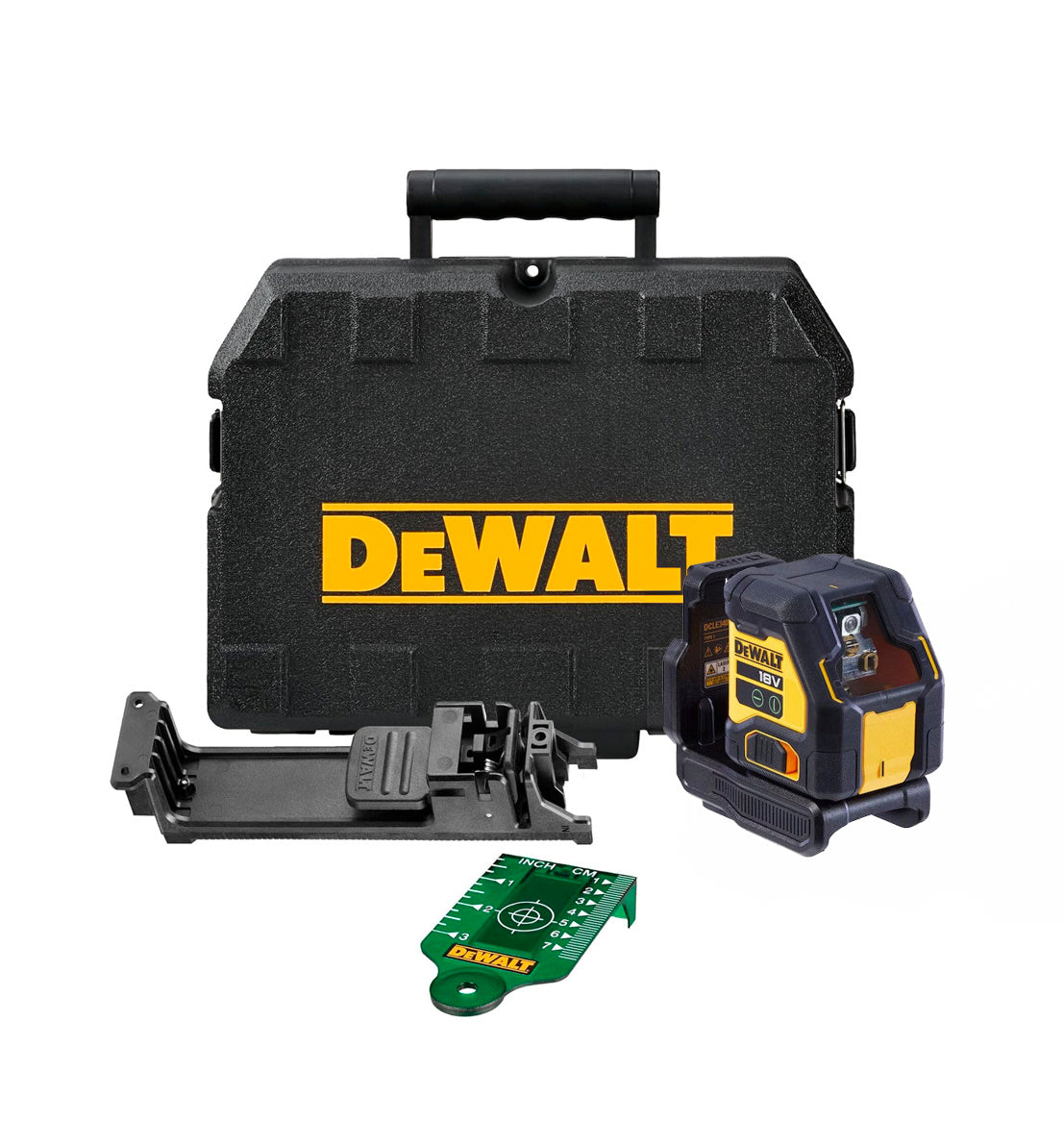 Nivel Láser Autonivelante Líneas Verdes en Cruz 18V Dewalt DCLE34021N