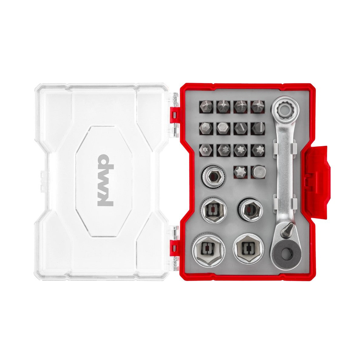 KWB 49118584 20-piece screwdriver bit and impact socket set
