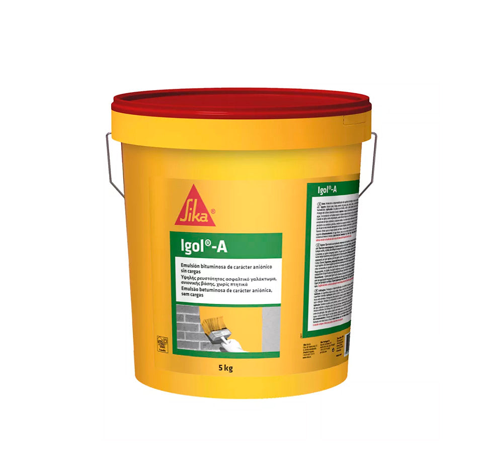 Bituminous emulsion for foundation priming Igol-A 5kg Sika