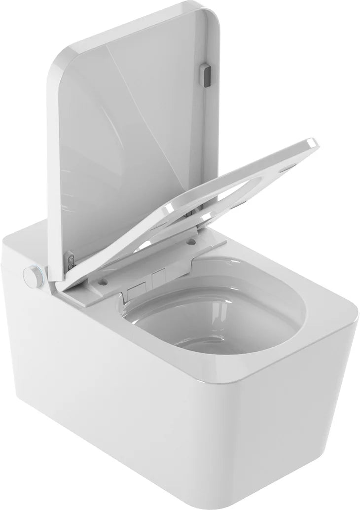 Mizubath Wall Hung Japanese Toilet with Smart Cleaning White