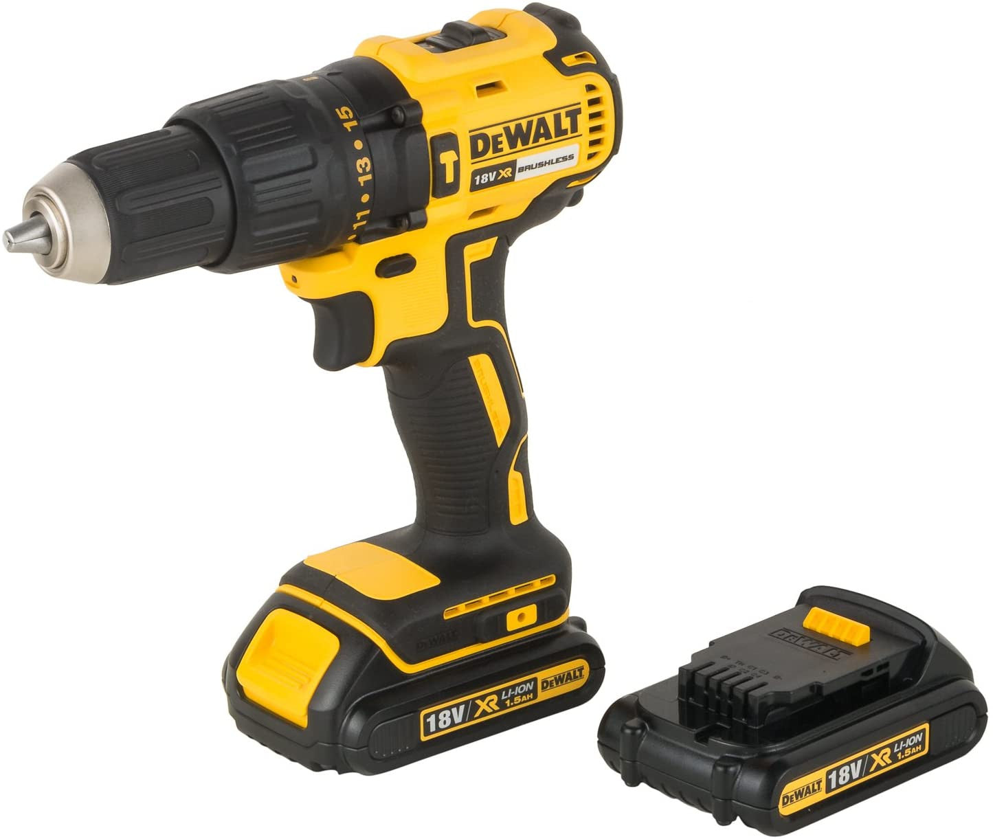 Taladro percutor Dewalt DCD778S2T – 18V 2 bat. 1,5Ah con maletín