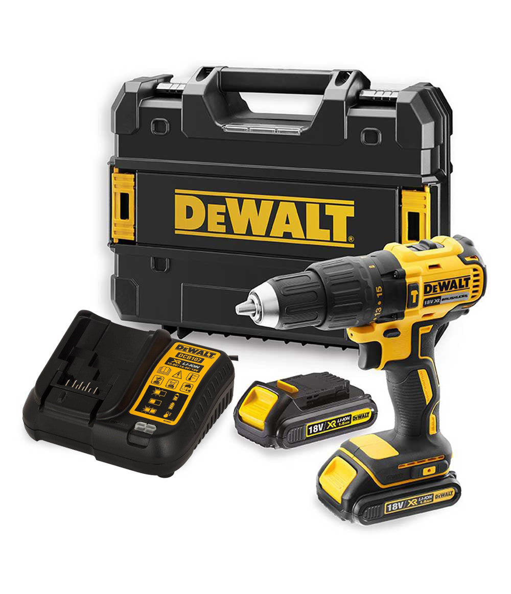 Taladro percutor Dewalt DCD778S2T – 18V 2 bat. 1,5Ah con maletín DEWALT - 1